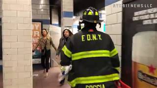 FDNY Manhattan: Rescue of Man Under Train