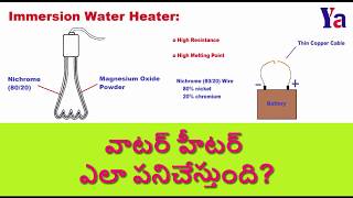 49: వాటర్ హీటర్ ఎలా పనిచేస్తుంది? || Immersion Water Heater In Telugu