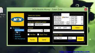 Mtn Mobile Money Token Zone By Devtech Plus - 