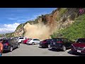 devastating mountain collapses compilation