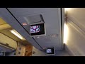 離陸前の機内安全ビデオ映像 ana b737 800