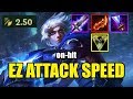 A build proibida do Ezreal Attack Speed