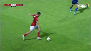 بمتابعة رائعة حسام حسن يسجل هدف الأهلي الثاني في شباك سموحة | الدوري المصري 2022/2021