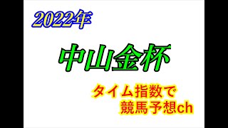 中山金杯　2022　競馬予想