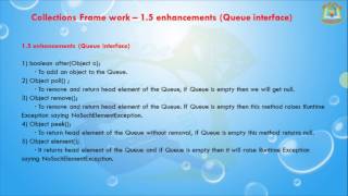 Lesson - 11 : Collections Framework - Queue Interface