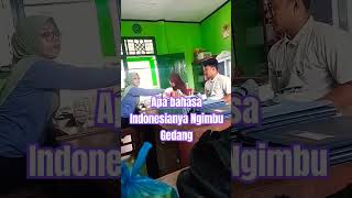 Ngimbu Gedang Bhs Indonesianya apa, jawab di komen ya