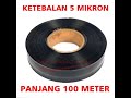 Selang drip irigasi tetes 5 mikron panjang 100 meter 1/2 in 3/4 dim