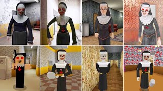 All Evil Nun Games Normal Jumpscare Vs Minecraft Jumpscares | The Nun - Evil Nun Maze/Rush