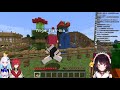 【minecraft】アンジュ・リゼと三人でにじさんじ鯖大冒険！【にじさんじ 戌亥とこ】