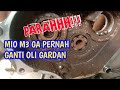 MOTOR MIO M3 TIDAK PERNAH GANTI OLI GARDAN, INI AKIBATNYA!!! #yamahamatic #gearboxmatic #motormatic