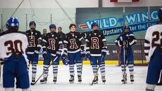 Minor hockey players pay tribute to slain teammate at game