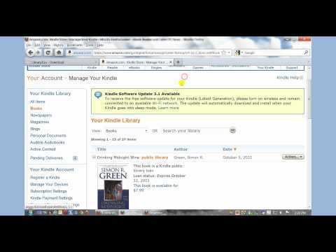 How to Borrow Books from the Library with the Amazon Kindle How to Borrow Books from the Library with the Amazon Kindle