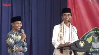 Presiden Joko Widodo ke Ponpes Darussalam Kab. Ciamis