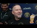 Michael Malone on Playoff Murray & Nuggets Plan to Slow Down Lebron
