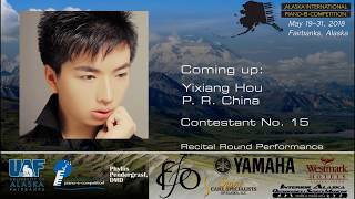 Yixiang Hou, China, First Round, Alaska International Piano-e-Competition 2018