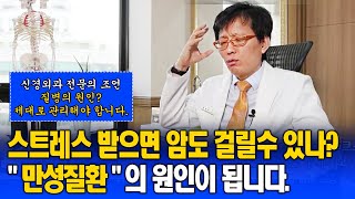 스트레스가 암의 원인? 유전적 취약한 부분을 악화시킨다. 만병의 근원 스트레스 만성질환, 질병을 유발한다 | 만성피로 | 방송통신대학교 | 방송대 | 위암 | 당뇨 | 중년