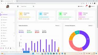 Free Multipurpose Admin Dashboard Template 14