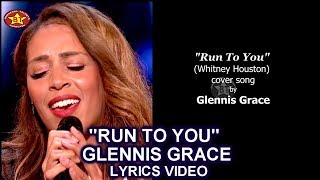 Glennis Grace “Run To You” LYRICS VIDEO (Cover Song) America's Got Talent 2018 AGT season 13