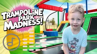 Kid’s Epic Day at Sky Zone! Huge Trampoline Jumps & Giant Slide!