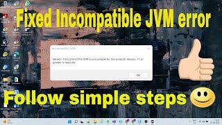 How to Fix Incompatible JVM for Eclipse in Minutes on Windows 11 | How to Fix Eclipse's JVM Error