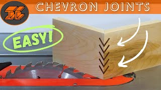 DIY: How to Make Chevron Spline Box Joints