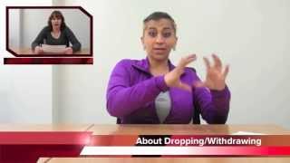 The Differences Between Drop and a Withdraw