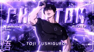 Toji 🕸 - Phantom 👻 [Edit/AMV] Alight Motion 📲 Quick!!!