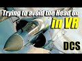 Mirage 2000 Trying to figure out VR and avoid the F-18 Hornet AOA #DCS World