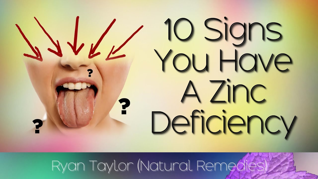 10 Common Signs Of A Zinc Deficiency - YouTube