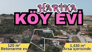 292) Gönen'de Satılık Eşyalı Köy Evi/1430 M2. ARSA 120 M2.Betonarme Ev