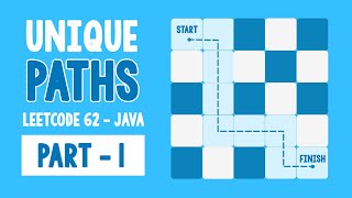 Unique Paths - Leetcode 62 - Part 1 - Recursive Approach - Java