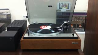 Роликовый виниловый проигрыватель на механике THORENS (воспроизведение цифровой записи).