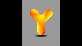 Creative Y Logo Design In CorelDRAW #shorts #coreldraw
