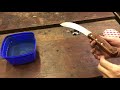 making a classic butcher s knife handle