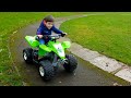 kawasaki quad toy for kids ride on power wheels playtime