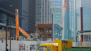 【TOKYO TORCH／東京駅前常盤橋プロジェクト】高さ日本一385mの超高層ビル「Torch Tower（トーチタワー）」の建設状況（2024年12月21日）