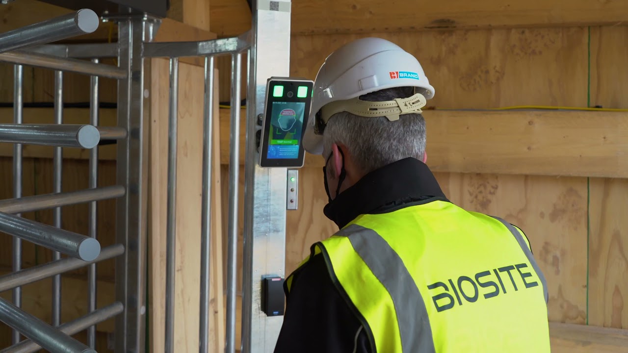 Biosite Facial Recognition For Construction Youtube