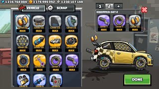Hill Climb Racing 2 | Rally Car MAX All Boosters MAX Level