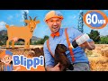 Blippi Feeds Baby Goats! 🐐 | Fun Farm Adventure for Kids | Educational Videos for Kids