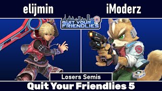 QYF5 | elijmin (Shulk) vs iModerz (Fox) | Losers Semis | SSBU Smash Ultimate