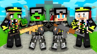 Mikey and JJ Became S.W.A.T With THEIR WIFES in Minecraft (Maizen)