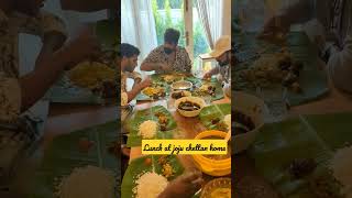 Lunch at joju chettan home #joju_george #akhilmarar #biggbossmalayalamseason5 #malayalam