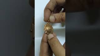 Aadhyathmik Aimpon Panchalogam Panchdathu Panchaloha Sri Chakra Sri Yantra Meru Pendant - S961498