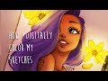 How I Digitally Color My Sketches ♡ | Procreate iPad Pro Ep.1 Lighting, Painting Tips and More