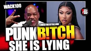 WACK 100 CLUBHOUSE WACK GOES OFF ON MEGAN THEE STALLION FOR LYING ON TORY LANEZ .