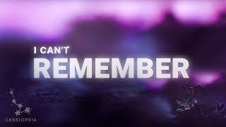 Elijah Jamal feat. Audiomoe - I Can't Remember (Lyrics)