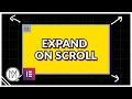 Expand Container to FullScreen as you scroll - Elementor and GSAP