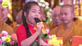 Lậy Phật Quán Âm, nghệ sỹ nhỏ tuổi nhất VN Tú Thanh,hát tại chùa Ba Vàng,Uông Bí,Quảng Ninh