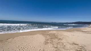 One of the best beaches in California- HALF MOON BAY BEACH