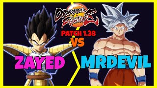 DBFZ - ZAYED vs MRDEVIL matches (Base Vegeta, UI Goku, Janemba vs Gogeta 4, Labcoat, UI Goku)